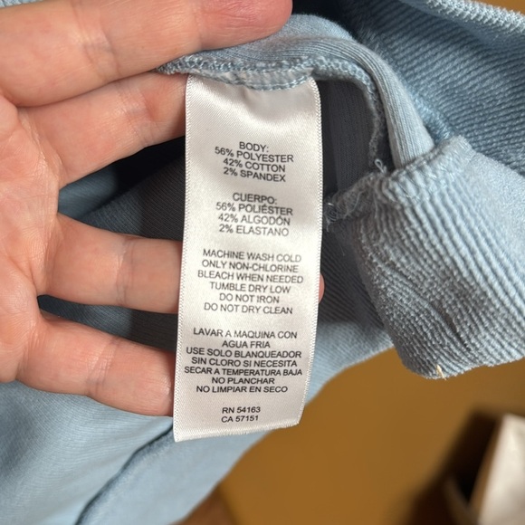 Marc New York Marc Jacob Quarter Zip Ribbed Pullover Jacket Blue Size Medium - Picture 9 of 10